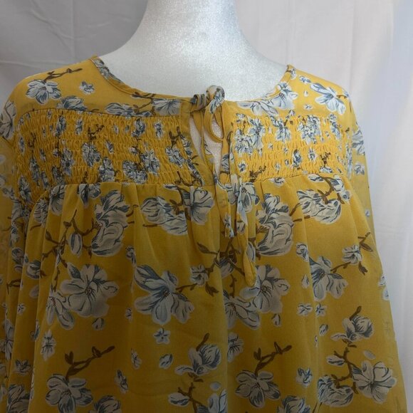 Suzanne Betro Blouse Size 1X Floral print - Picture 2 of 5